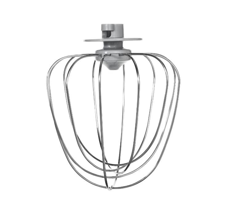 Beautiful 5.3 Qt Stand Mixer, White Icing with Flat Beater, Dough Hook, Balloon Whisk