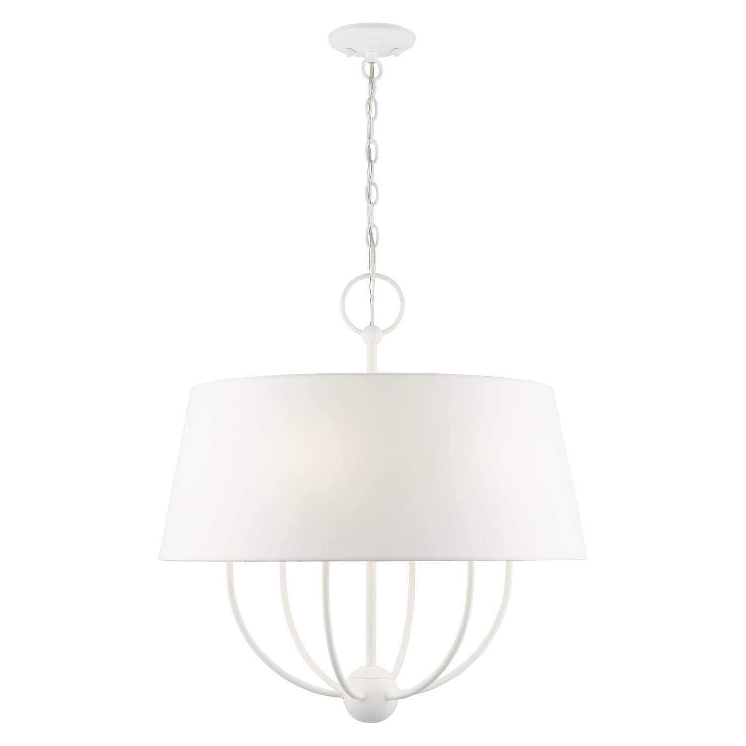 Livex Lighting Ridgecrest 6 - Light Pendant in  White