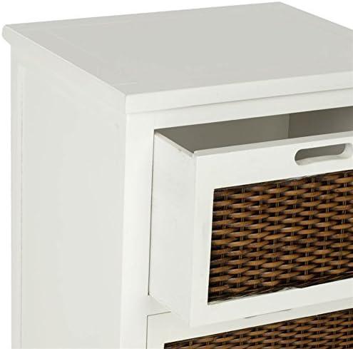 SAFAVIEH Jonah 2-Drawer End Table White