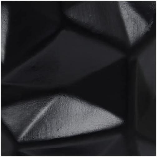 Sculpted Ceramic Table Lamp Black - Simple Designs: Modern Bedside Light, ETL Listed, No Assembly Required