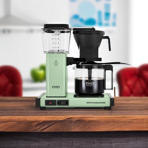 Moccamaster KBGV Select Glass Brewer 10-Cup Pistachio Coffee Maker