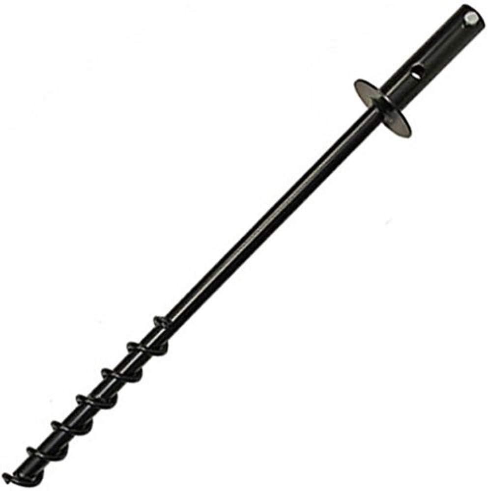 Black Steel 90" Three Arm Bird Feeder Pole with Extended Reach