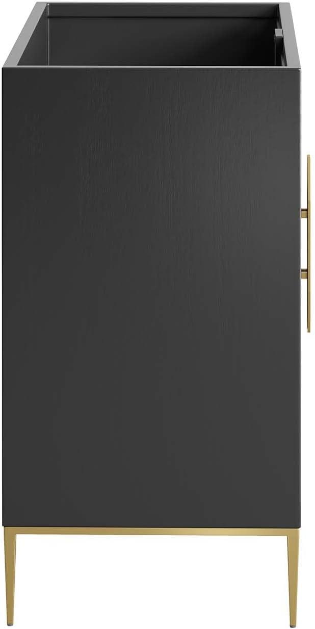 Modway Modway 35" Single Bathroom Vanity Base Only in Black