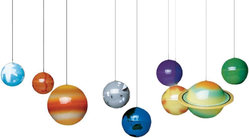 Glow-in-the-Dark 3D Planet Set with 9 Planets