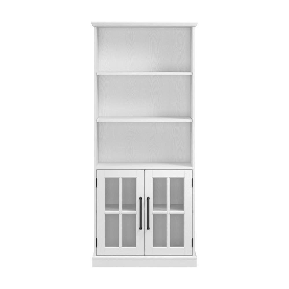 Westbrook 5 Shelf Bookcase with Glass Doors by Bush Furniture