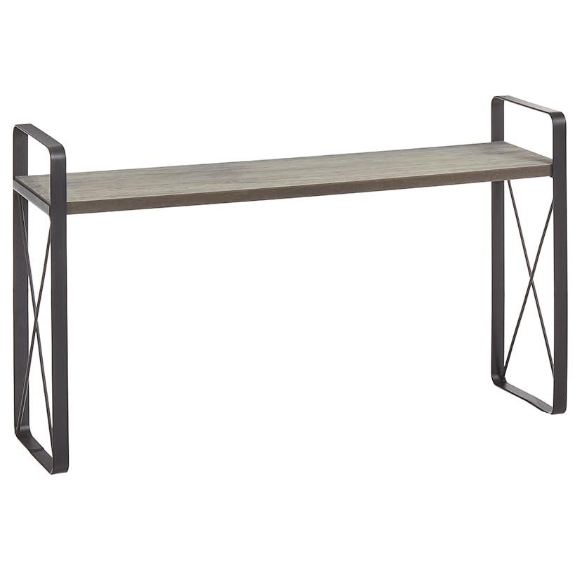 The Lakeside Collection Farmhouse Bathroom Collection - Over the Sink Shelf Gray