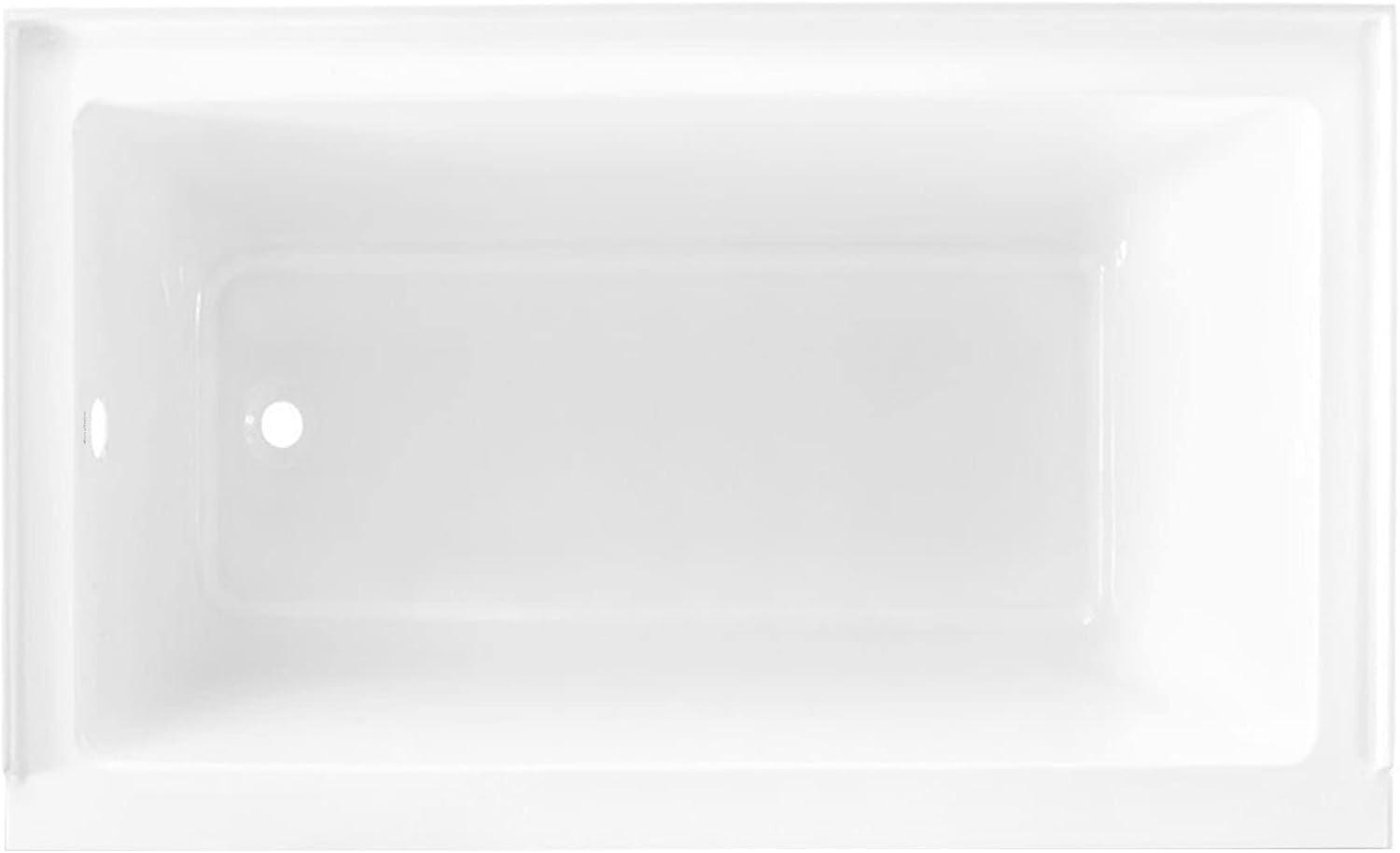 Voltaire 54" x 30" Acrylic Glossy White, Alcove Bathtub