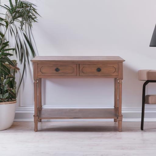 Allura 2 Drawer Console Table - CNS5725C - Brown - Safavieh
