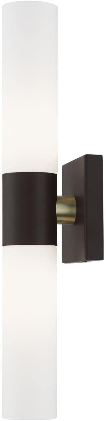 Livex Lighting Aero Bronze ADA 2-Light Vanity Sconce