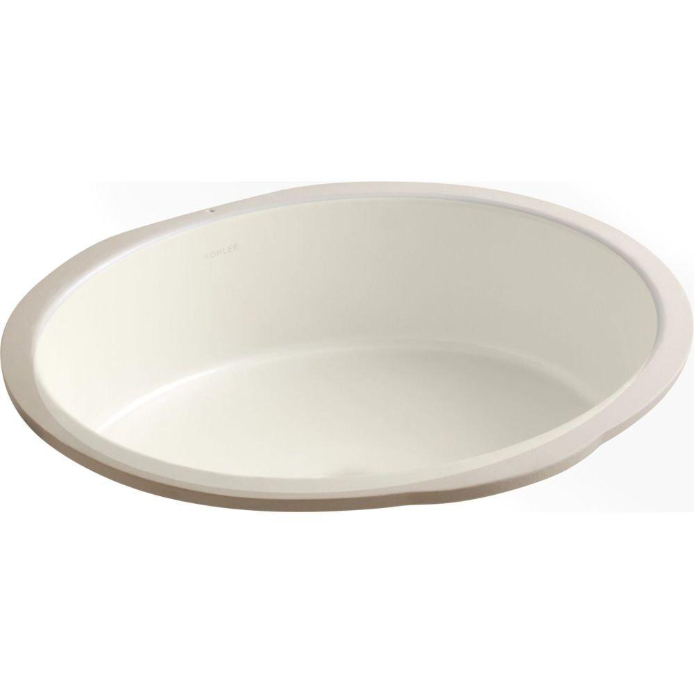 Verticyl Ceramic Oval Undermount Bathroom Sink with Overflow