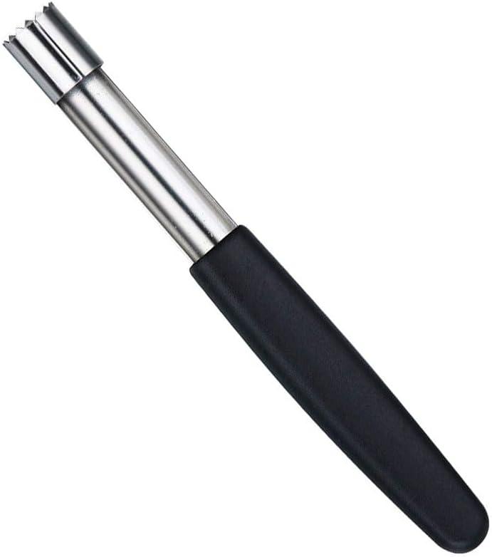 Professional Stainless Steel Apple Corer with Black Handle