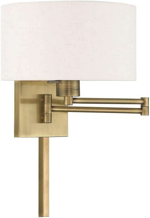 Livex Lighting 1 - Light Wall Light in  Brushed Nickel