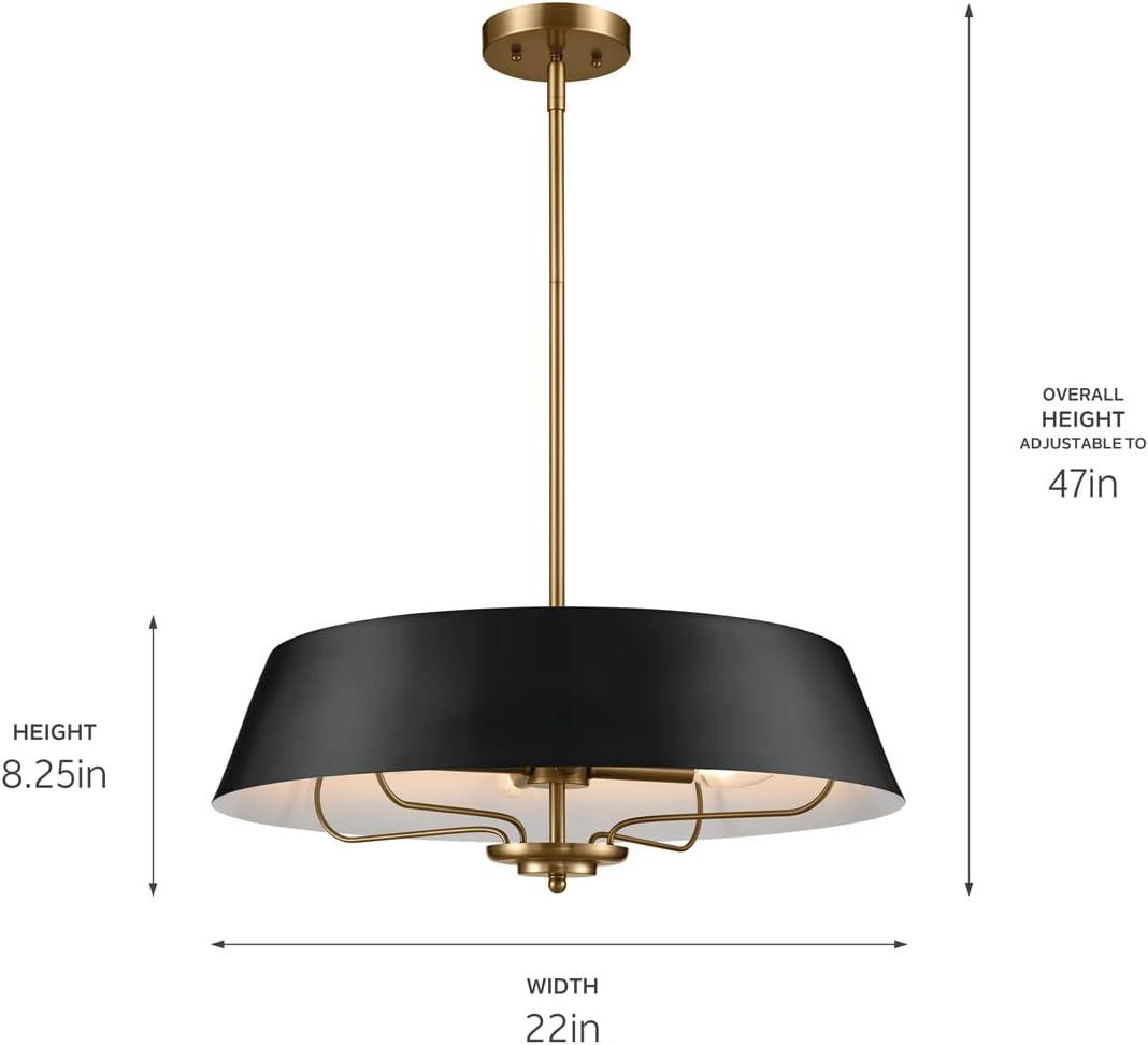 Kichler Lighting Luella 4 - Light Pendant in  Black