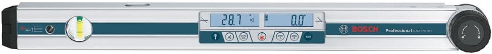 Miter Finder Digital Angle Finder Features Inclinometer, Miter Cut Calculator, Protractor, Digital Level with Case