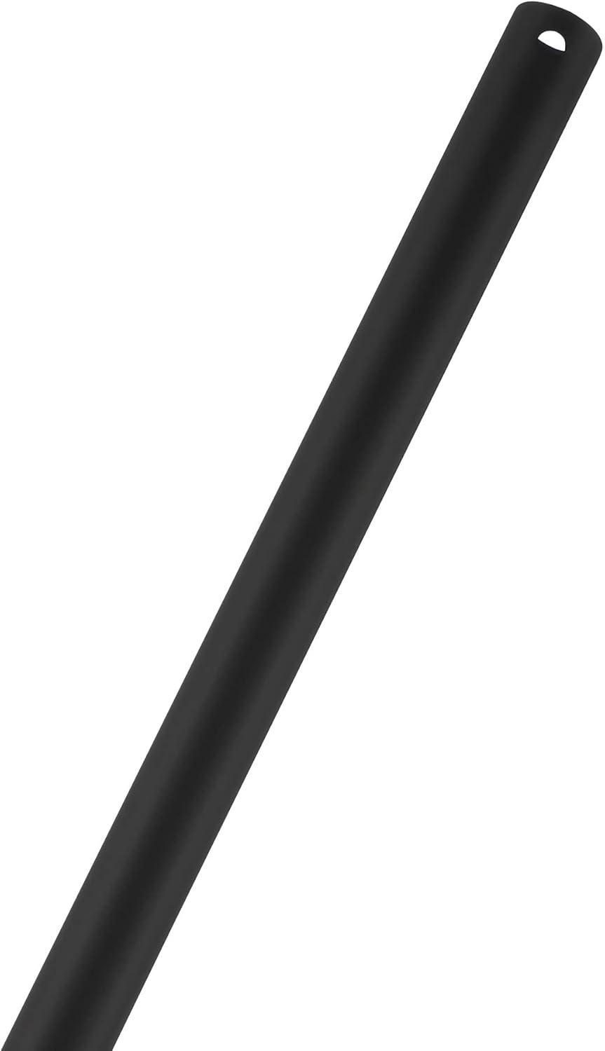 24-Inch Matte Black Ceiling Fan Extension Downrod