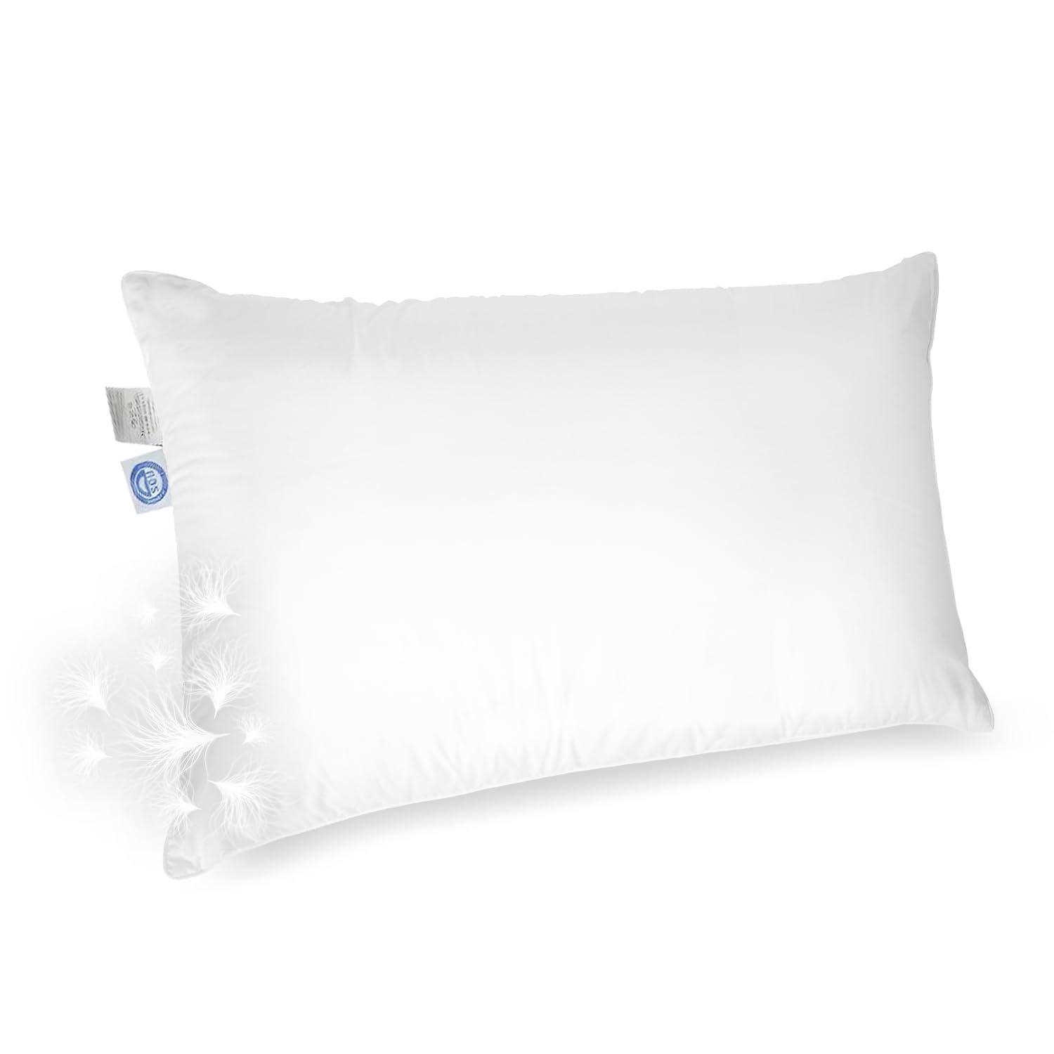East Coast Bedding Medium Elite Premium Down Dream 600 Fill Power Pillow Pack of 1