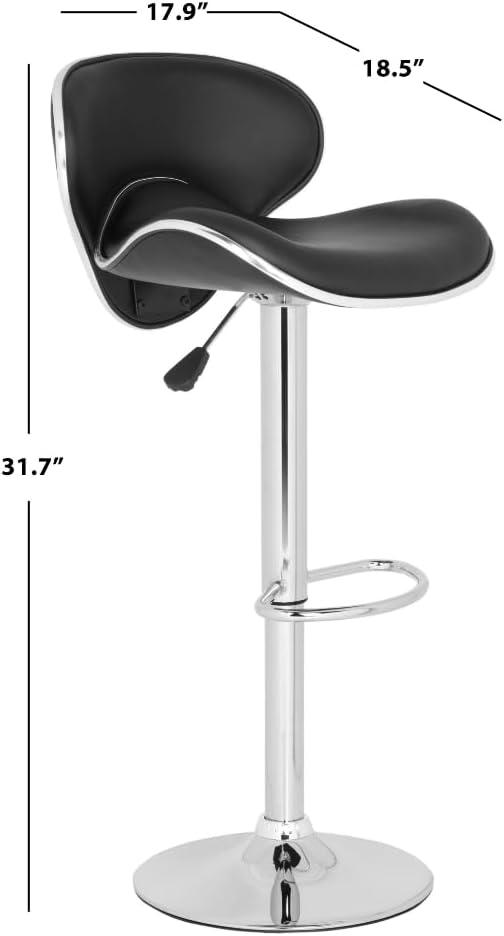 Shambi Swivel Bar Stool  - Safavieh