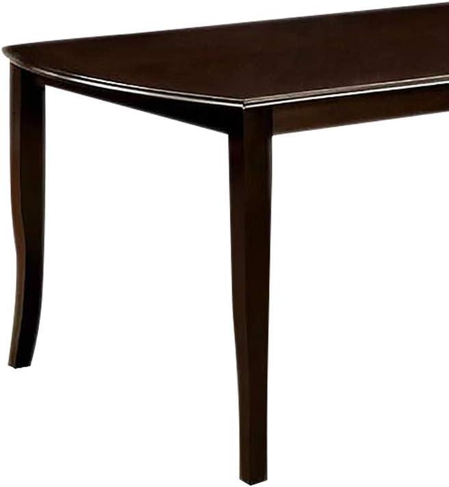 Woodside Contemporary Dining Table Expresso Finish - Saltoro Sherpi