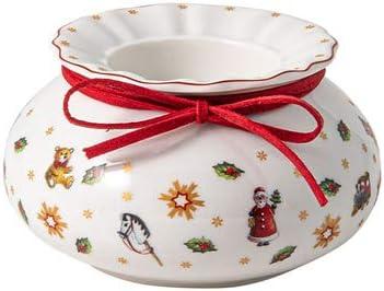 Winter Delight 4" Porcelain Christmas Tealight Holder