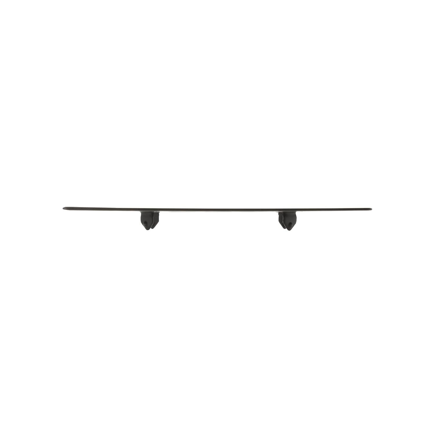 4.25 in. Square Stainless Steel Drain Cover, Matte Black