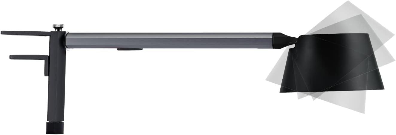 BLACK+DECKER Verve Designer LED Clamp Light, Fits Shelves, Cubicles & Headboards, True White LED + 16M RGB Colors