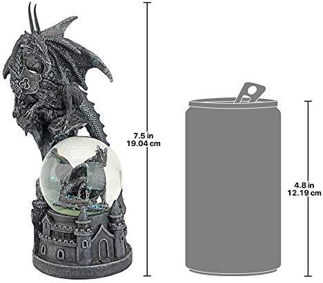 Design Toscano The Dragons of Castle Malahide Gothic Water Globe