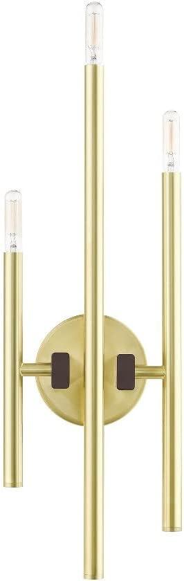 Livex Lighting Denmark 3 - Light Wall Light in  Brushed Nickel