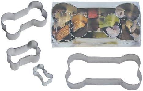 R&M International Dog Bone 4 Piece Cookie Cutter Set