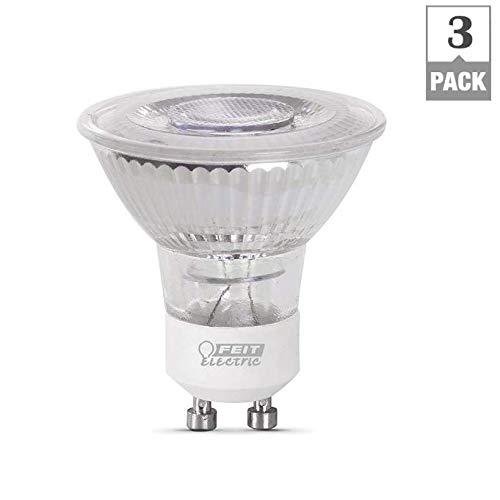 White Frosted LED GU10 Twist & Lock Light Bulbs (3-Pack)