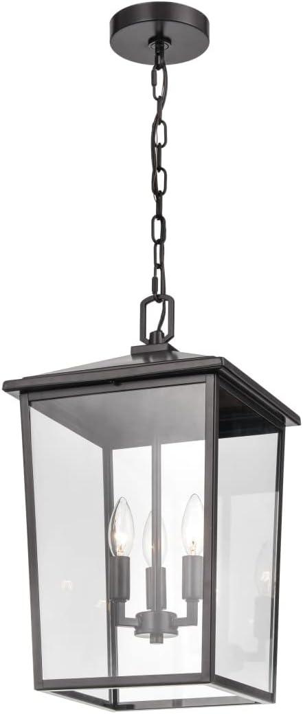 Messerly 3 Light 11" Wide Outdoor Taper Candle Pendant