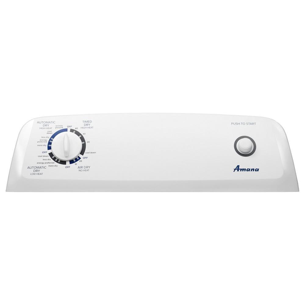 Amana 6.5 cu ft 240 mV White Electric Automatic Dryer