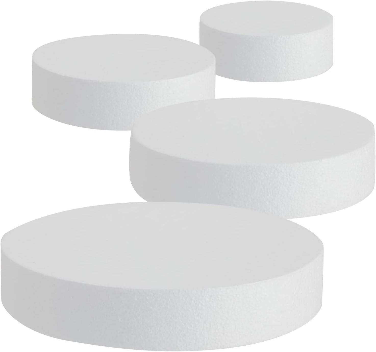 Foam Cake Model For Cake Decorating Practice 4 Tiers Cake Dummies Kit Sugarcraft Polystyrene Flower Decor For Display Faux Fake Wedding Cakes Decoration