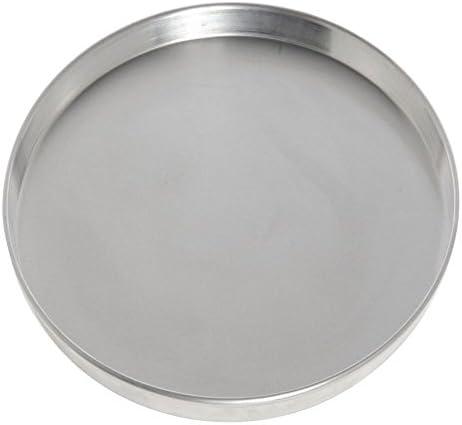 12" Silver Aluminum Round Pizza Pan