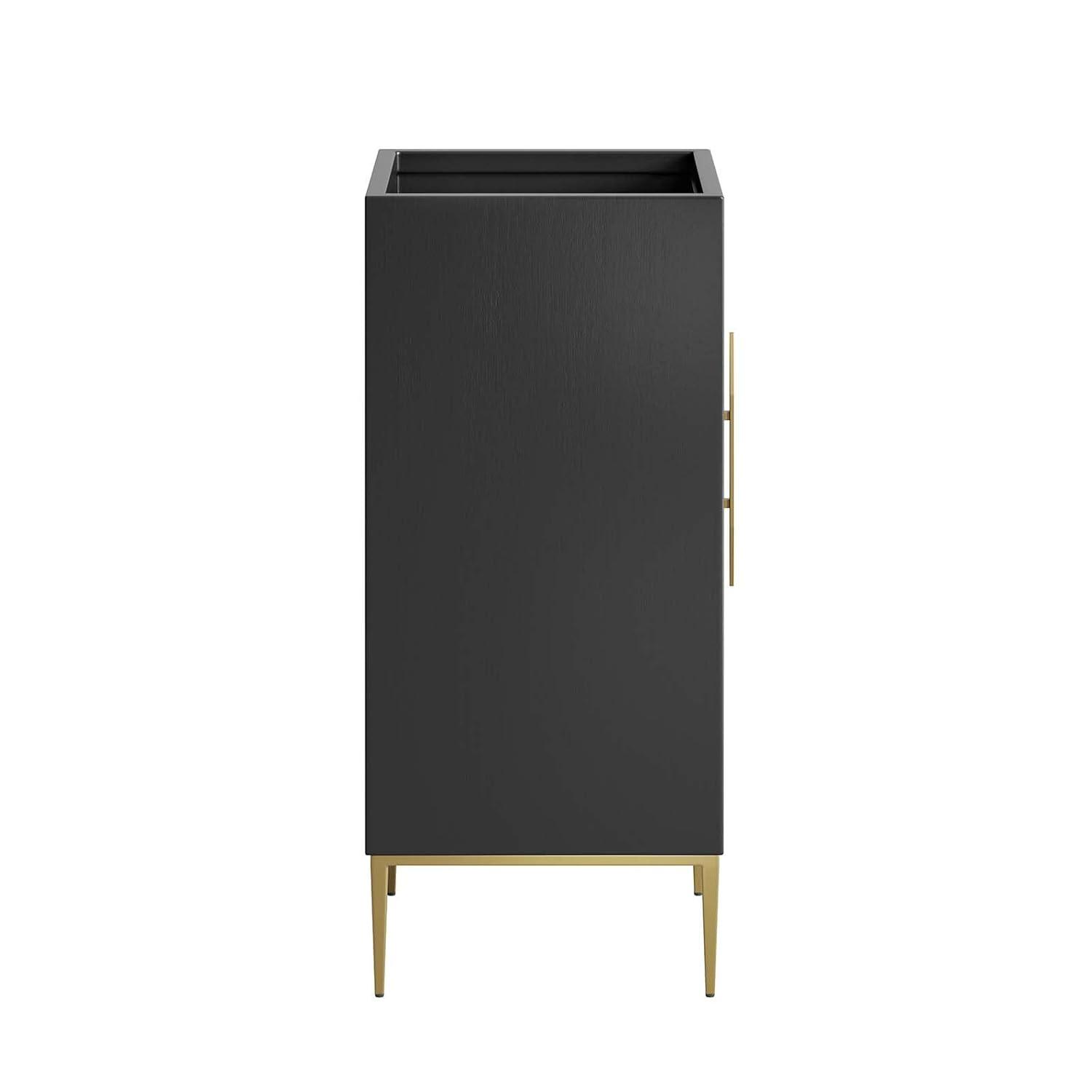 Modway Modway 16.5" Single Bathroom Vanity Base Only in Black