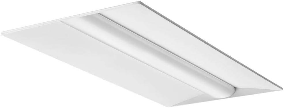 White 49" LED Low Profile Recessed Troffer Light