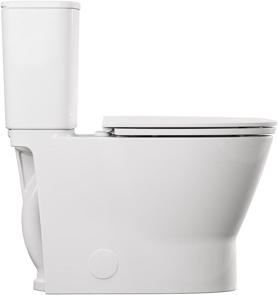 American Standard American Standard Aspirations 1.28 Gallons GPF Elongated Comfort Height Floor Mounted Two-Piece Toilet (Seat Included) 252AA898.020