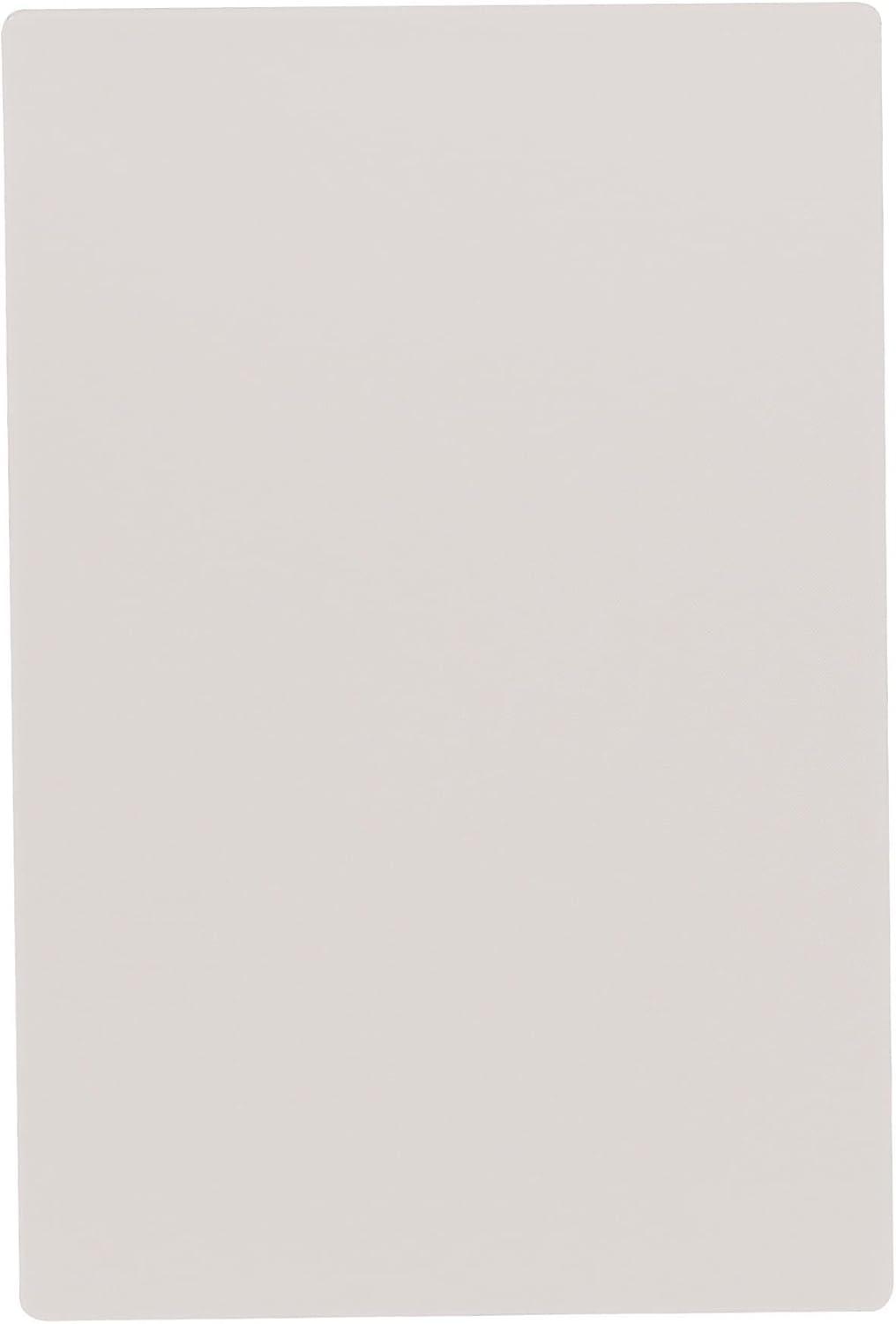 TableCraft CB1824WA White Polyethylene 18 x 24 Cutting Board"
