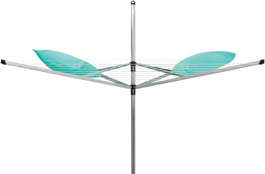 Brabantia Brabantia Lift-O-Matic Outdoor Clothesline (164 Feet), with Metal Ground Spike and Protective Cover
