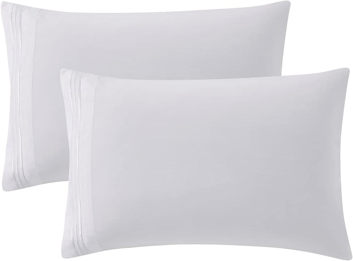 White Queen Organic Cotton Microfiber Deep Pocket Sheet Set