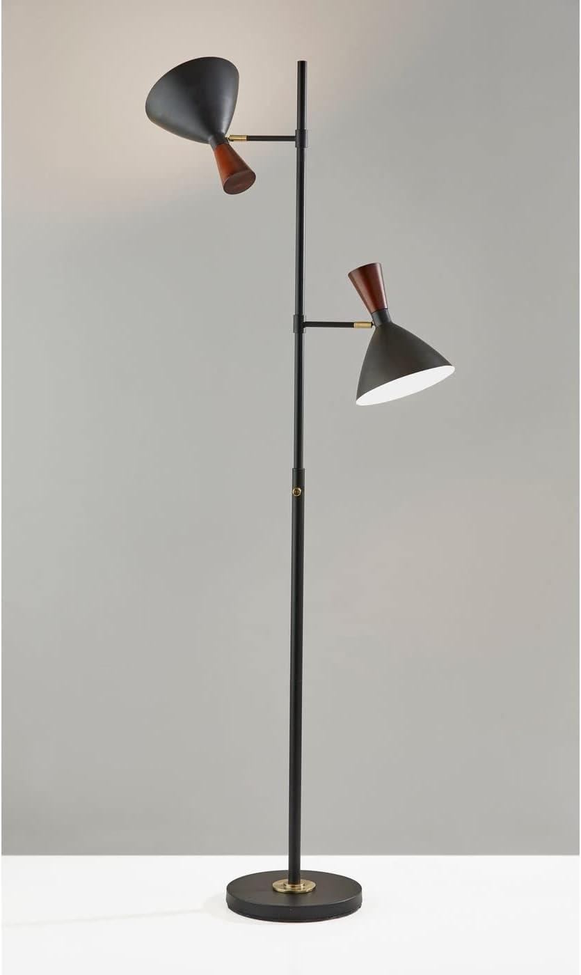 Ravenna Metal 2-Light Floor Lamp (67")