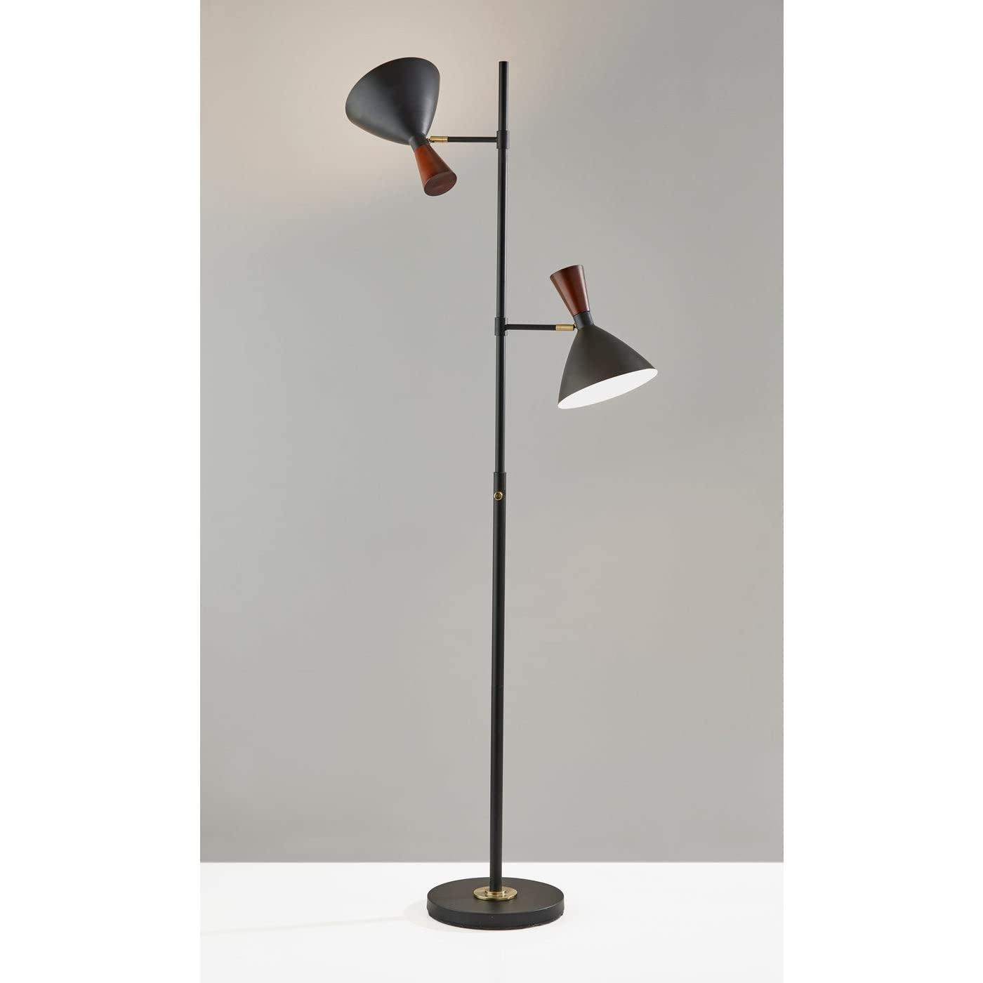 Ravenna Metal 2-Light Floor Lamp (67")