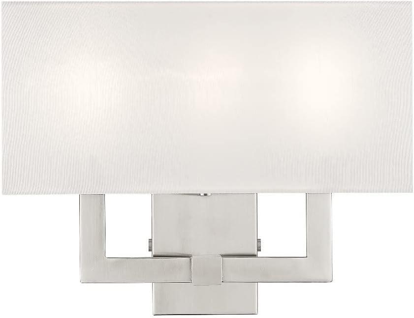 Livex Lighting Hollborn 3 - Light Wall Light in  Brushed Nickel