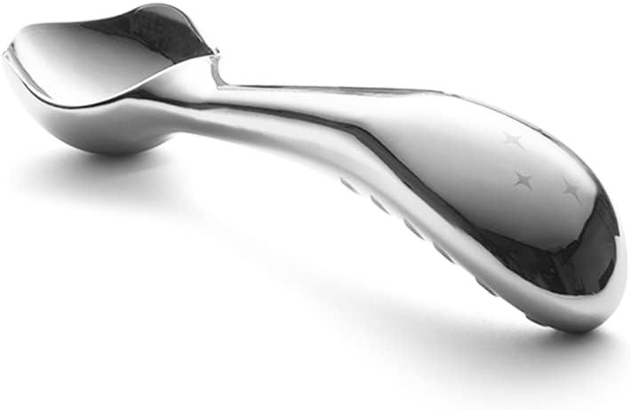 Ergonomic Stainless Steel Ice Cream Scoop with Non-slip Grip