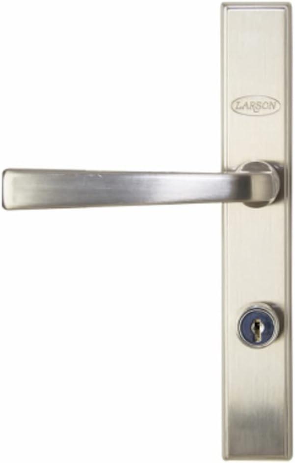 Larson QuickFit Easy Install Brushed Nickel Matching Handleset for Storm Doors