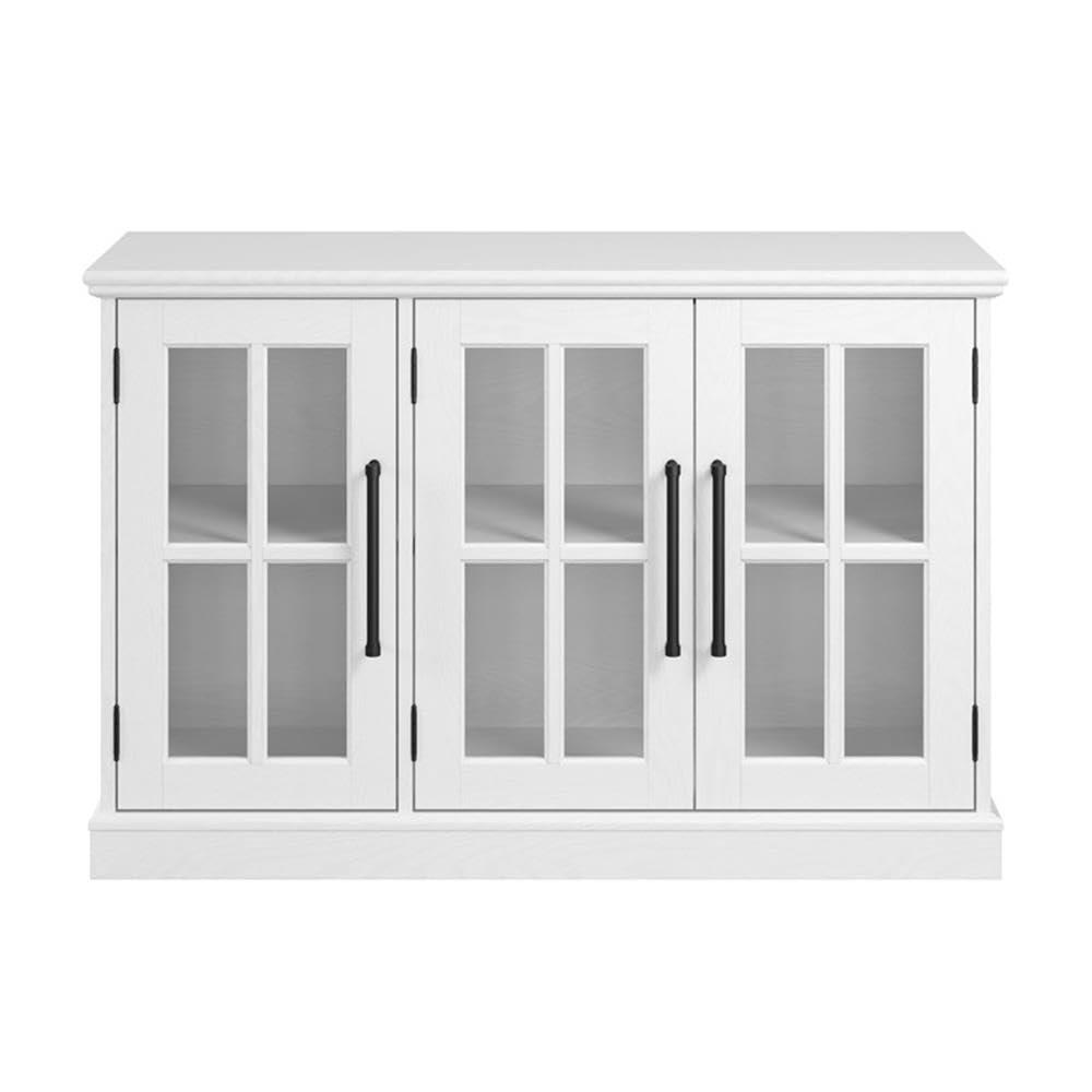 Bush Furniture Westbrook 46W Sideboard Cabinet in Ash White