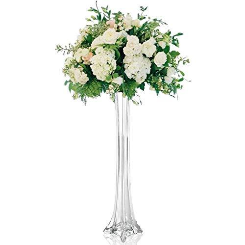 87187 24 in. Tower Vase, Clear