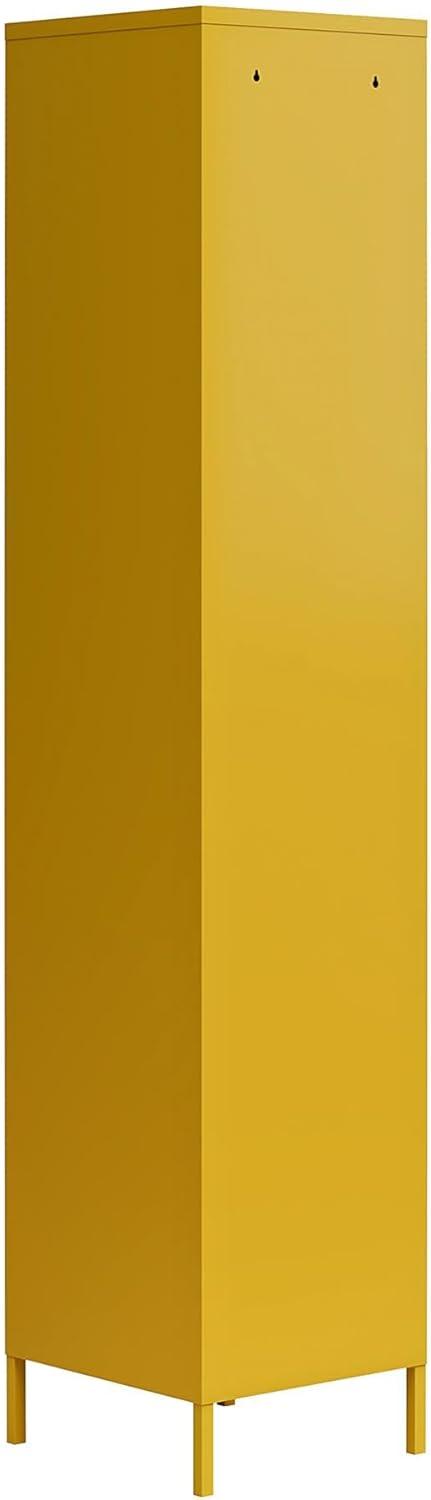 RealRooms Shadwick Single Metal Locker Storage Cabinet