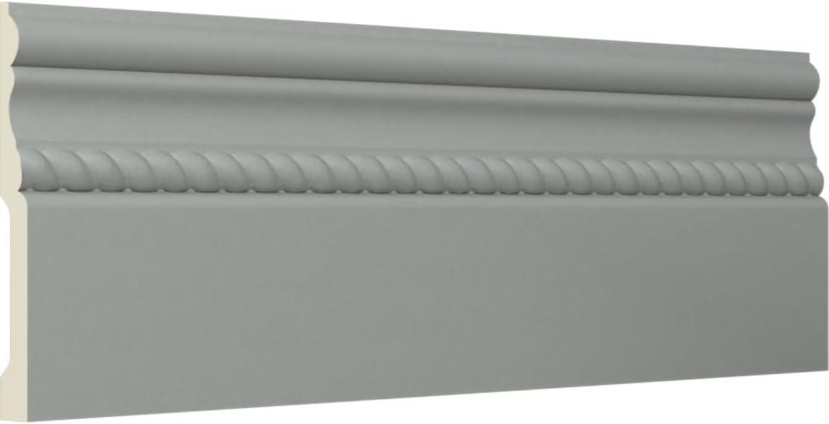 Ekena Millwork Oslo Rope Baseboard Moulding (2-Pack)
