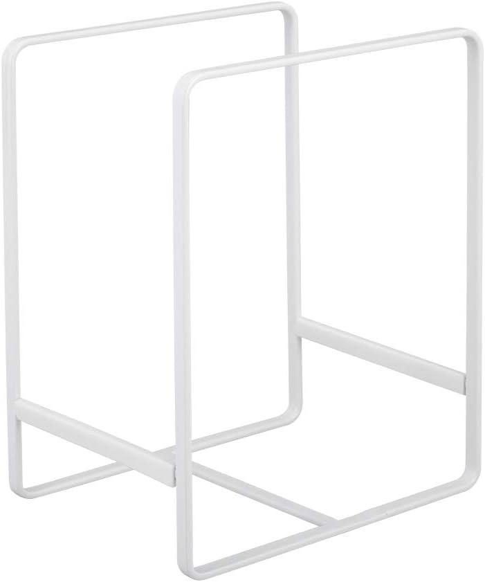 Yamazaki Home Plate Rack/Dish Stand/Dish Storage/Plate Holder, Large, Steel, Large