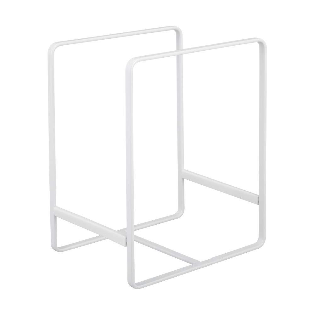 Yamazaki Home Plate Rack/Dish Stand/Dish Storage/Plate Holder, Large, Steel, Large